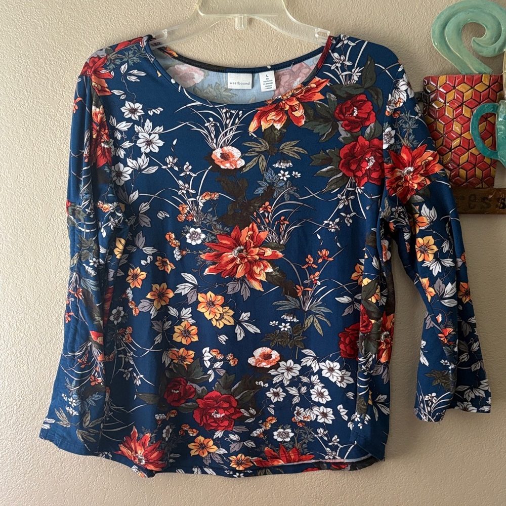 Floral Print Women's Top